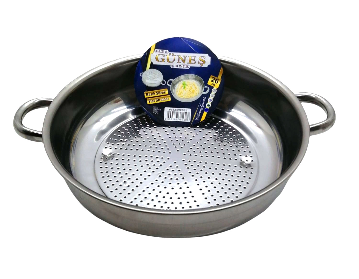Pratik 26 cm Metal Süzgeç ile Kolay Süzme
