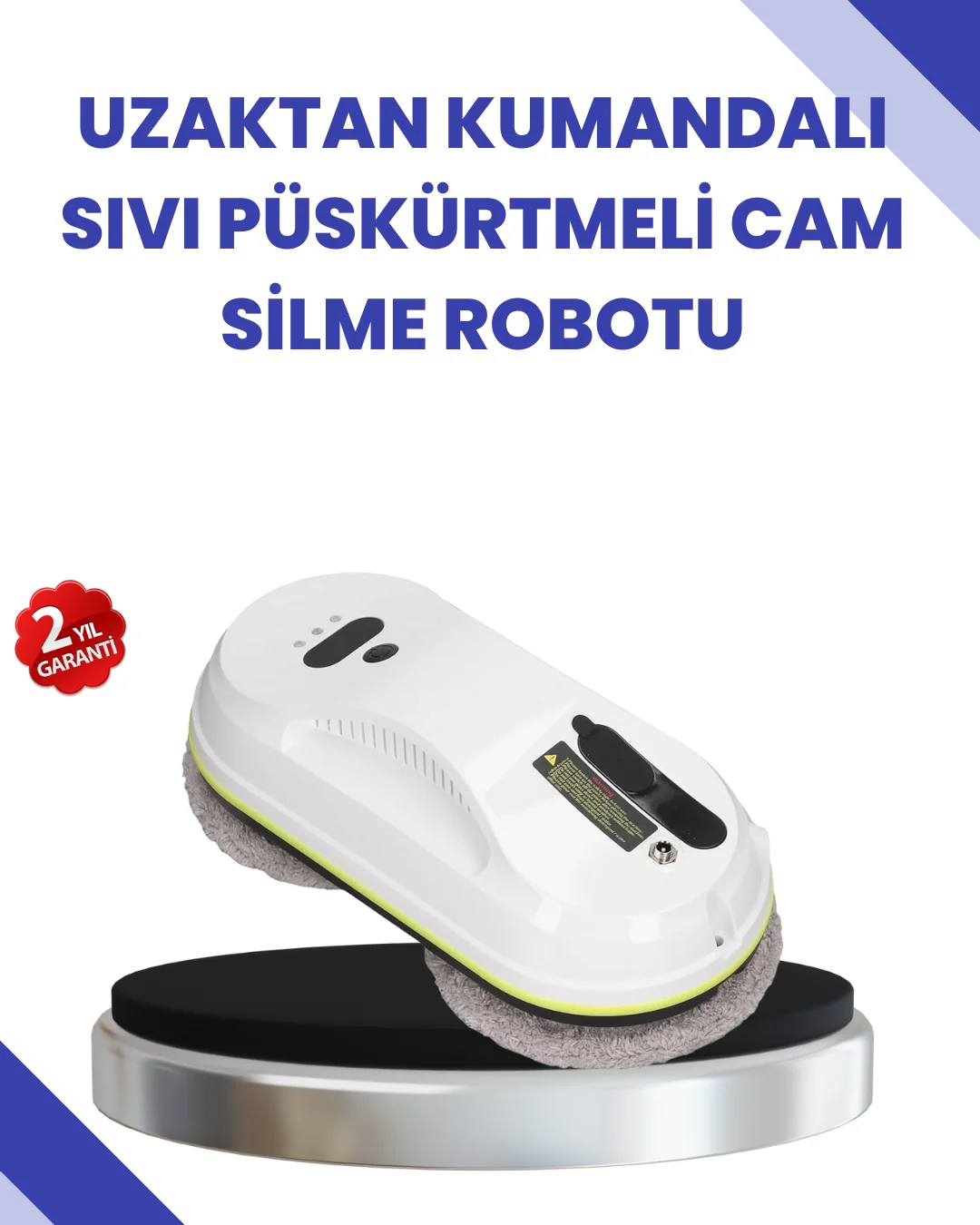 Uzaktan Kumandalı Akıllı Cam ve Pencere Temizleme Robotu
