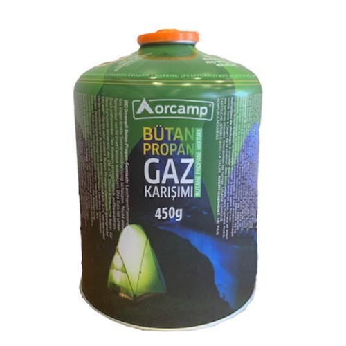 Büyük Tombul Bütan Propan Gaz Kartuş Kore Tipi Ocaklar İçin 450GR