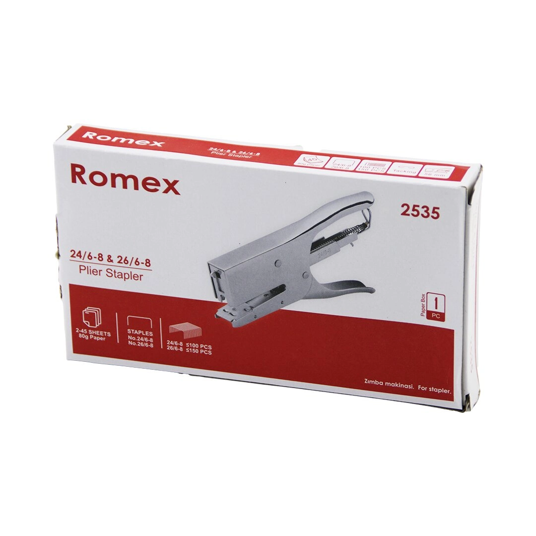 Çelik Zımba Makinesi 24 6-8 56mm 100-150 Adet Tel Haznesi