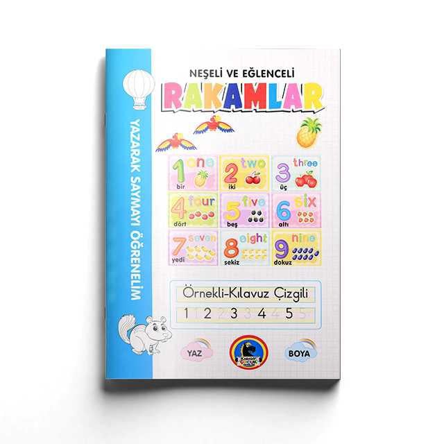 Rakamlar Boyama Kitabı 1 Adet