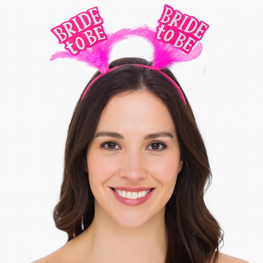 Pembe Renkli Bride to Be Parti Tacı ? Bekarlığa Veda Gecesi İçin