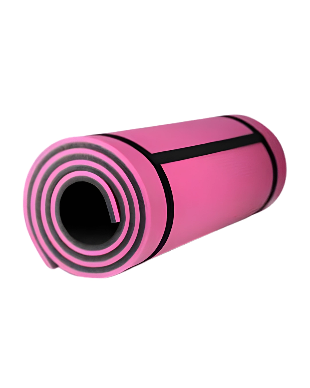 Konforlu 10mm Yoga Matı Pembe Renkli Fitness Ekipmanı