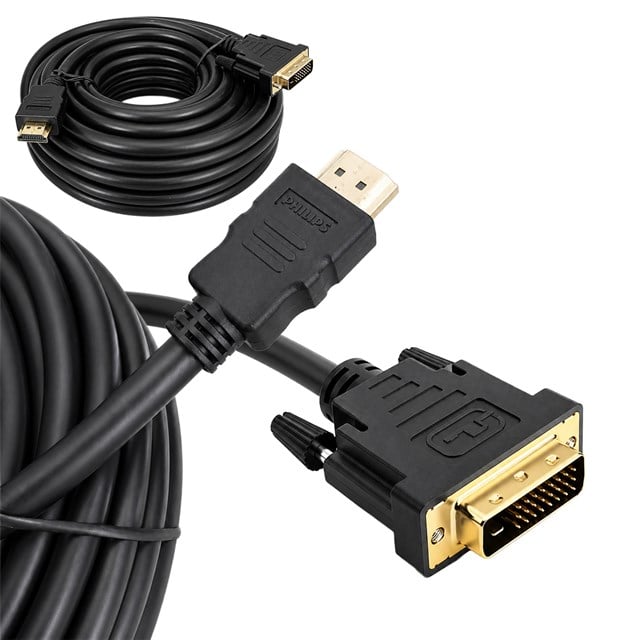 SWV7436/93 8 Metre HDMI to DVI (24+1) Görüntü Kablosu Full HD