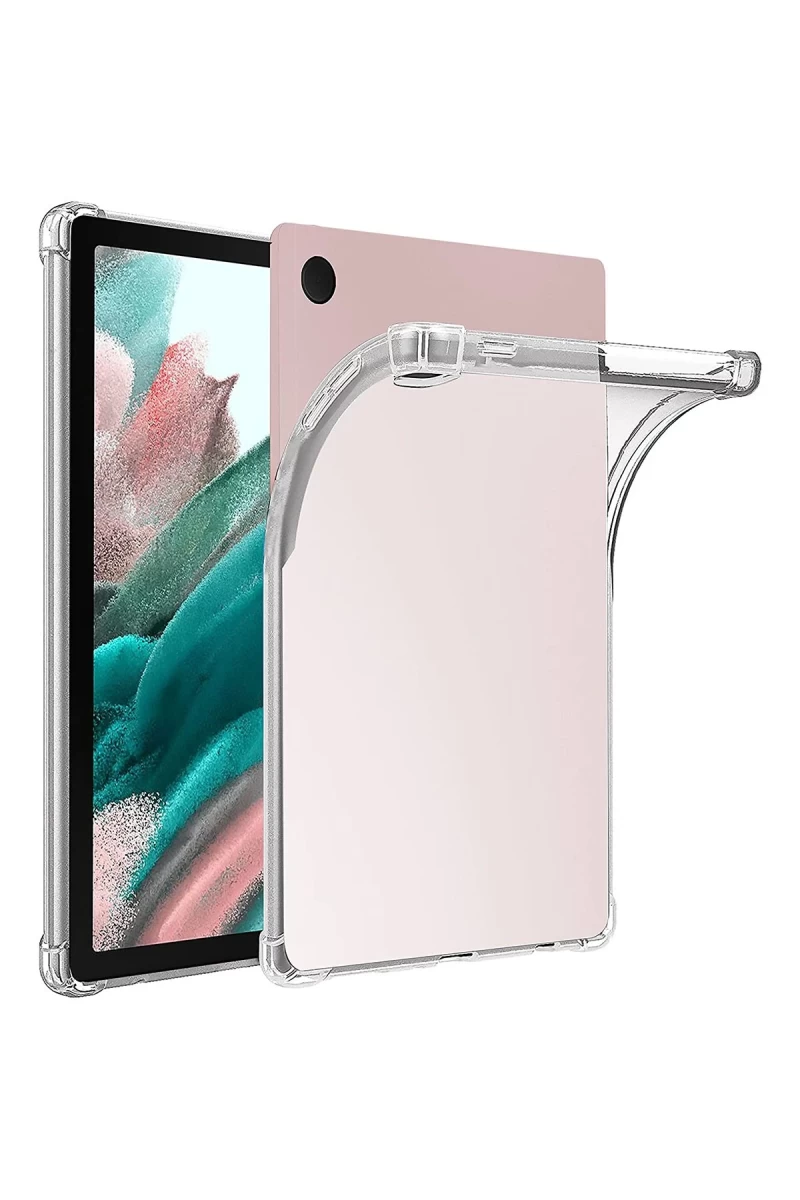 Samsung Galaxy Tab A9 Kılıf Anti Shock Tablet Silikon - Şeffaf