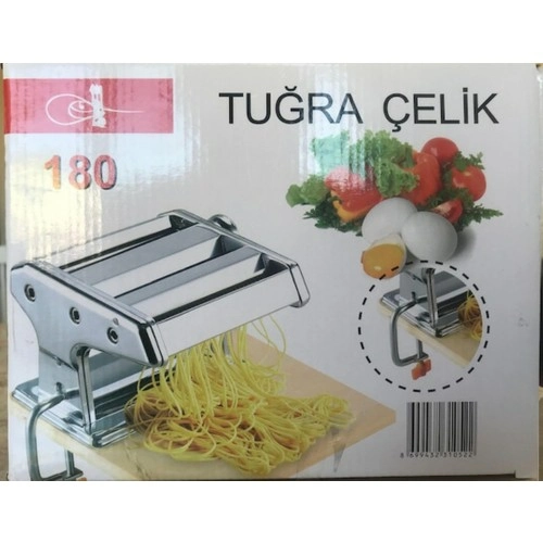 Pratik Erişte Makarna Makinesi 180 mm Çelik Tasarım