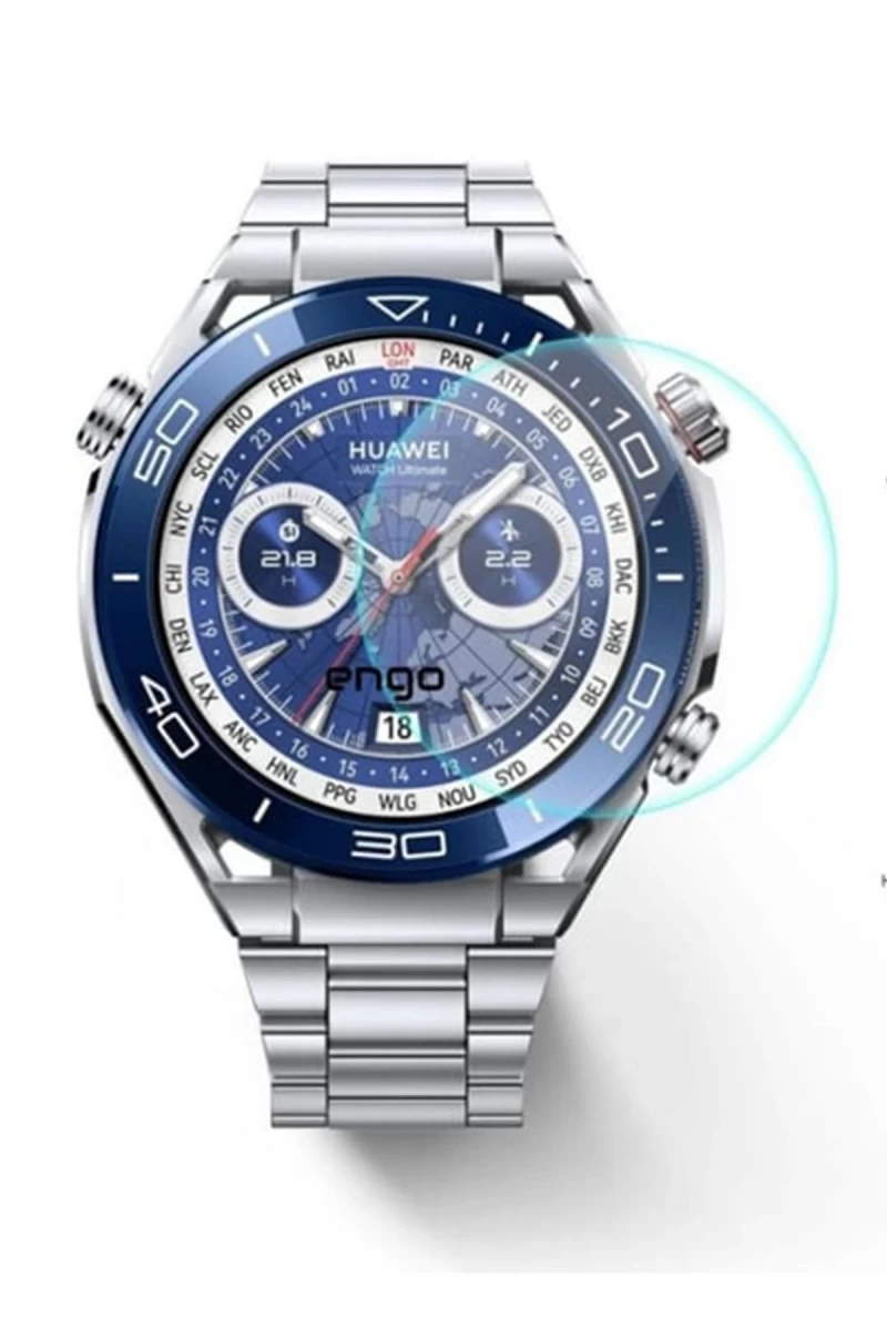 Huawei Watch Ultimate Polymer Nano Ekran Koruyucu - Şeffaf