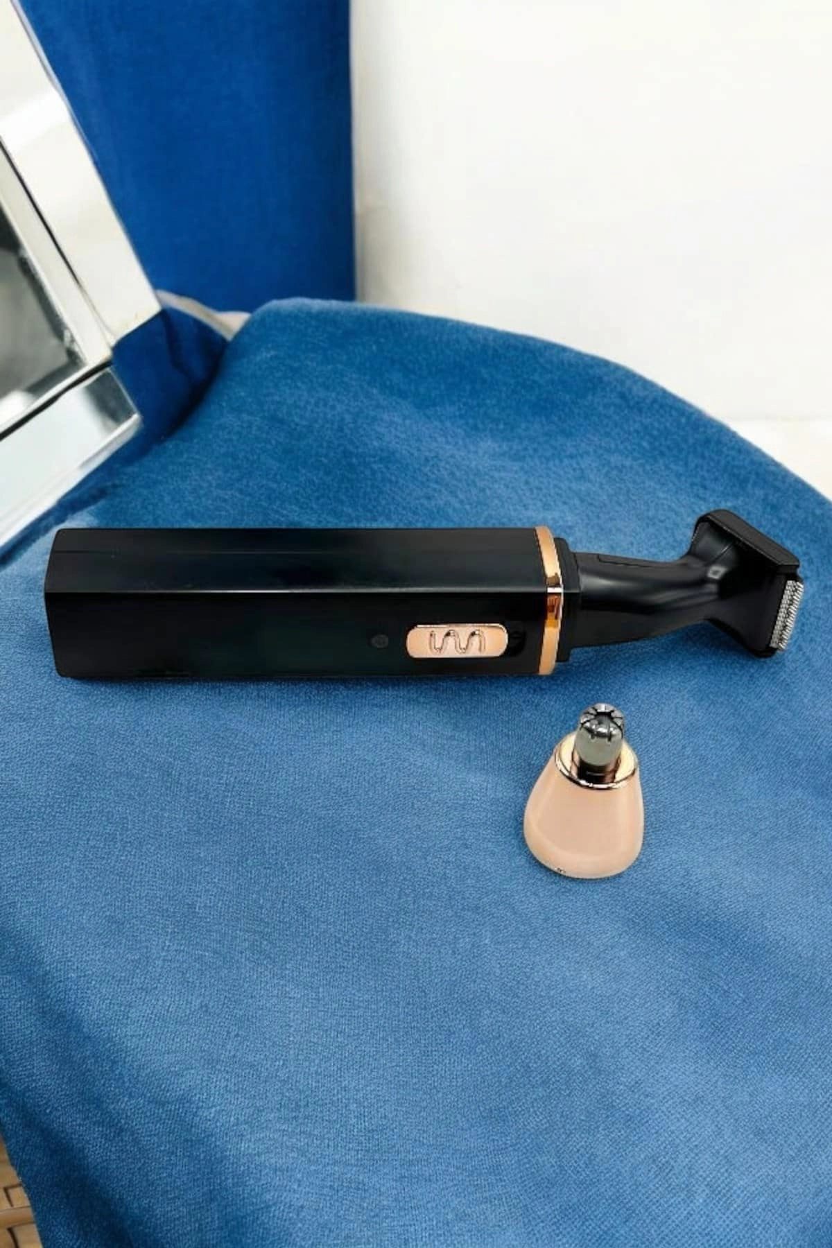 Siyah Taşınabilir Kıl ve Tüy Temizleme Makinesi - Mini Boy 1200mAh