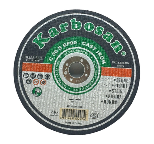 Kesim Diski 180 mm 3.0 mm 22 mm Metal Kesim İçin
