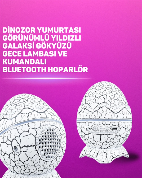 Şık Gece Lambası Bluetooth Hoparlör 7 Renkli Tasarım 13.5 cm