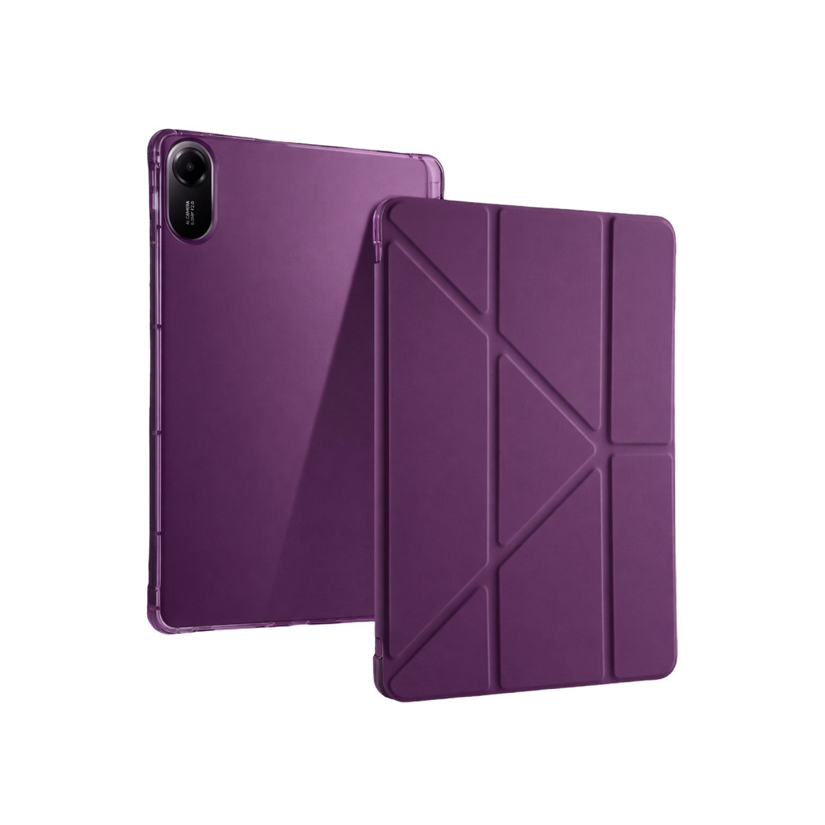 Redmi Pad 2 Kalemlikli Mars Tablet Kılıfı - Mürdüm