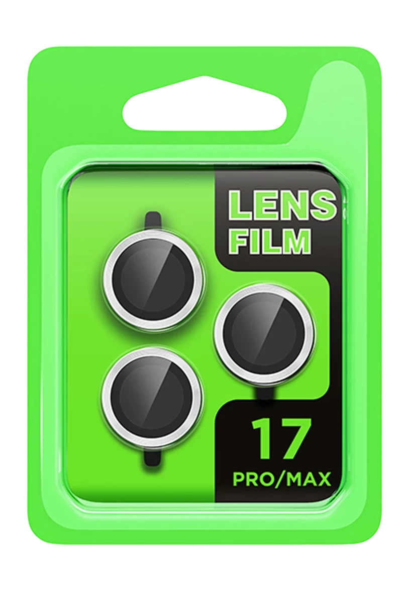Apple iPhone 17 Pro Uyumlu Raze Metal Kamera Lens - Gümüş