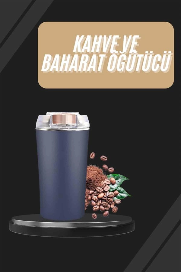 Kolay Kullanım Kahve ve Baharat Öğütücü 3000 Paslanmaz Çelik