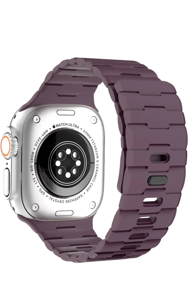 Apple Watch Ultra 49mm Uyumlu Wowen Kordon - Bordo