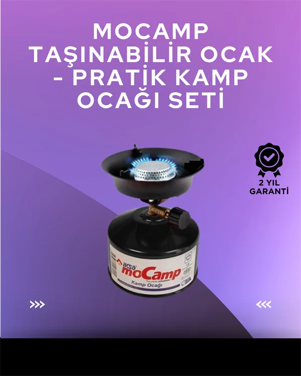 Hafif ve Kompakt Tasarımlı Taşınabilir Kamp Ocağı – Ergonomik Kullanım
