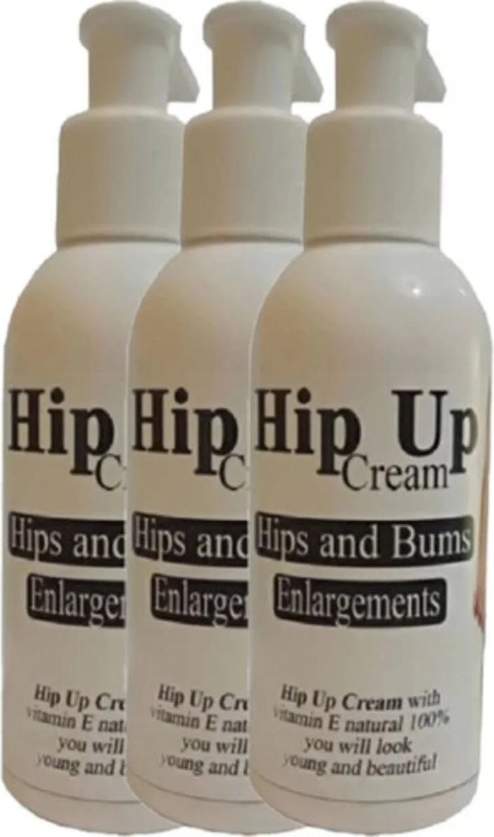 Hip Up 3lü Adet Kalcayi Kremi Büyük 120 ml