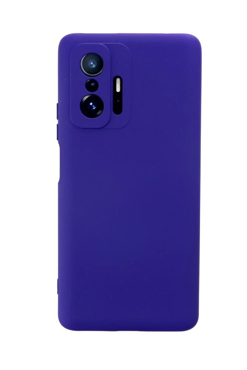 Xiaomi Mi 11T Pro Uyumlu Kılıf Nano içi Kadife Silikon - Mor