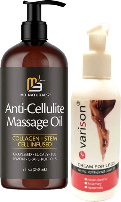 Anti-Cellulite 240 ml Massage Oil Masaj Yağı + Varison 120 ml Son