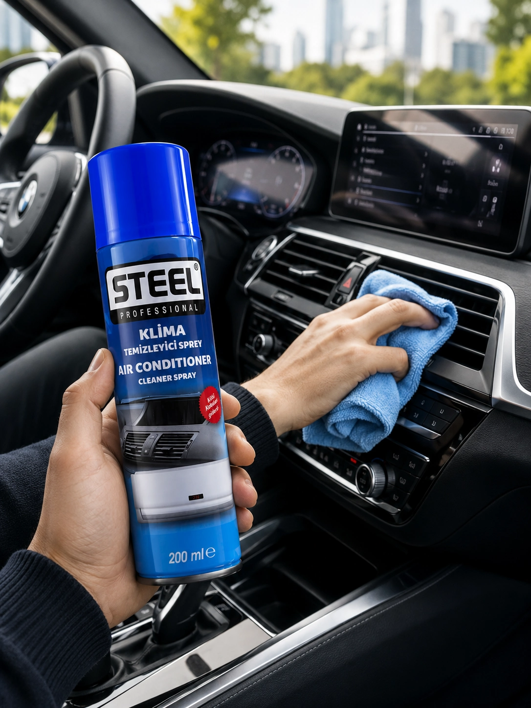 Pratik Klima Temizleyici Sprey 200 ml Ekonomik Çözüm