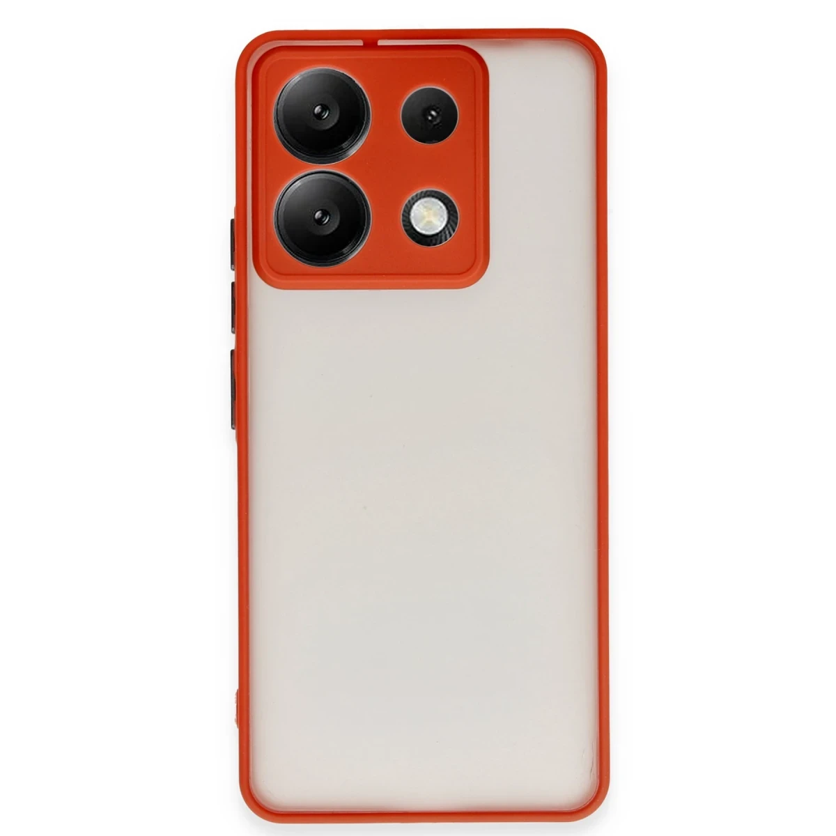 Xiaomi Redmi Note 13 Pro 5G Kılıf Montreal Silikon Kapak - Kırmızı