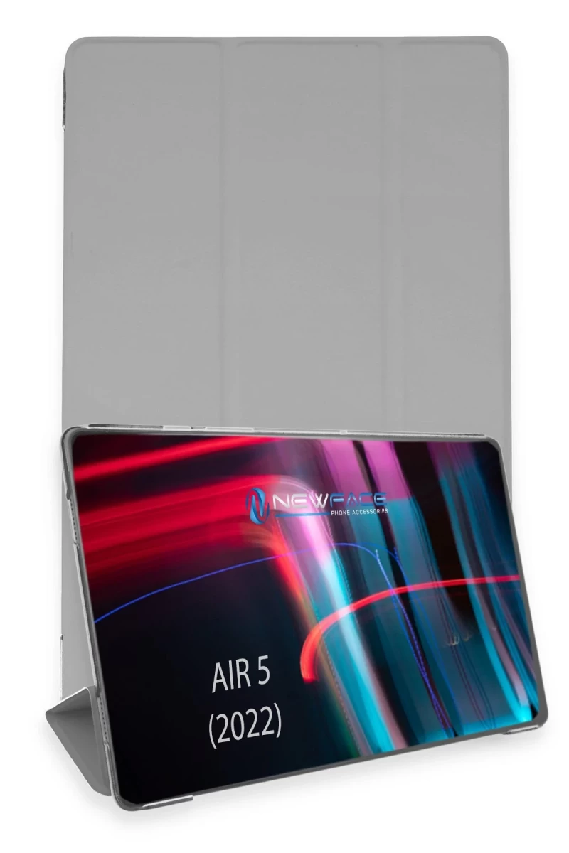 Apple iPad Air 5 (2022) Kılıf Tablet Smart Kılıf - Gri