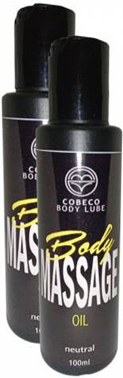 Cobeco Body Massage Oil Neutral 100ML Doğal Vücut Masaj Yağı 2 Adet