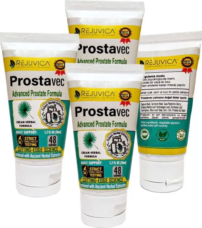 Prostavec Cream 50 ml 4 Adet / Erkeklerin Özel Leyici Krem