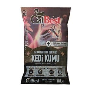 / CatBest Aktif Karbon Kedi Kumu 10 Lt 1 Adet