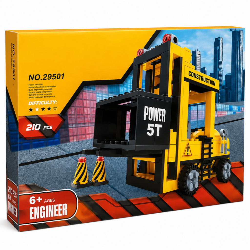29501 Constructıon 206 Parça Mini Forklift