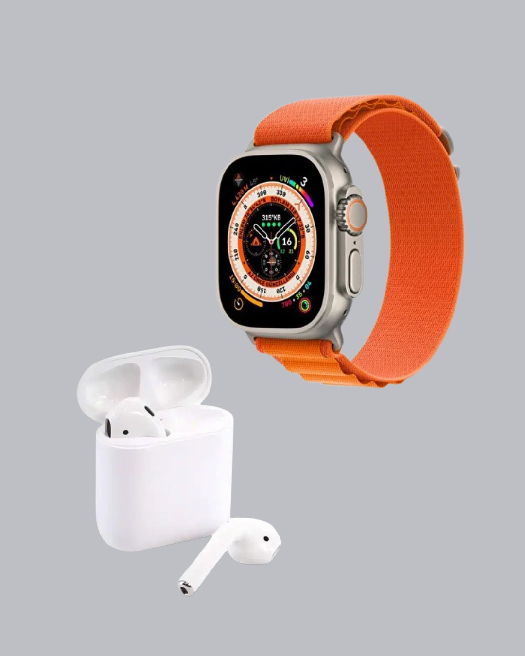 Yeni Nesil Bluetooth Kulaklık ve Akıllı Saat 2'li Set