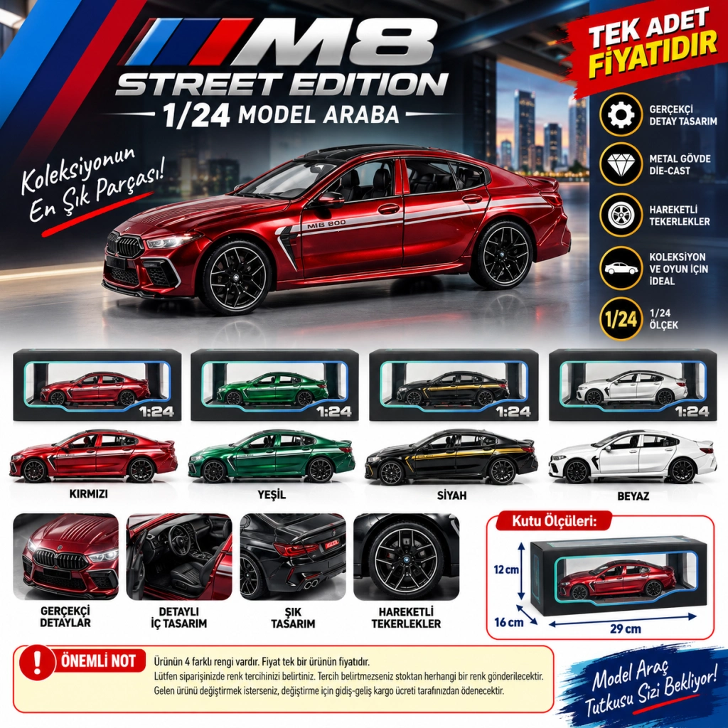 Street Edition M8 24 Adet Fiyatı ile Yüksek Performans