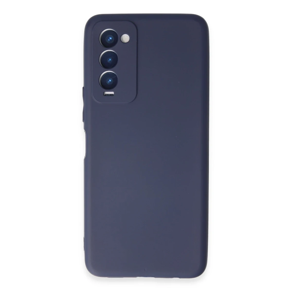 Tecno Camon 18 Kılıf First Silikon - Lacivert