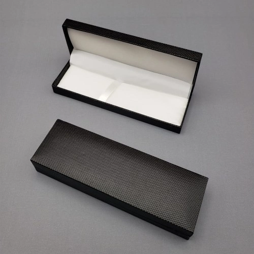 Şık Tasarımlı Siyah Kalem Kutusu 16 cm x 5 cm Hediye
