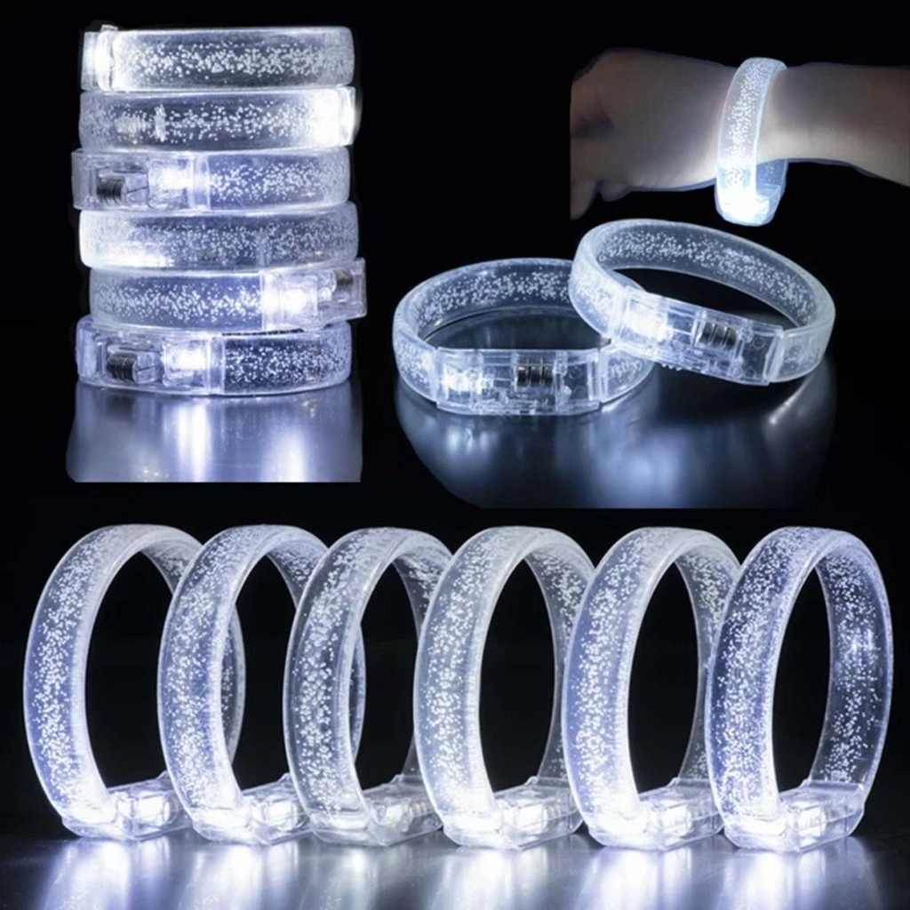 Led Işıklı Baskılı Pilli Bileklik 1,5 cm Genişlik