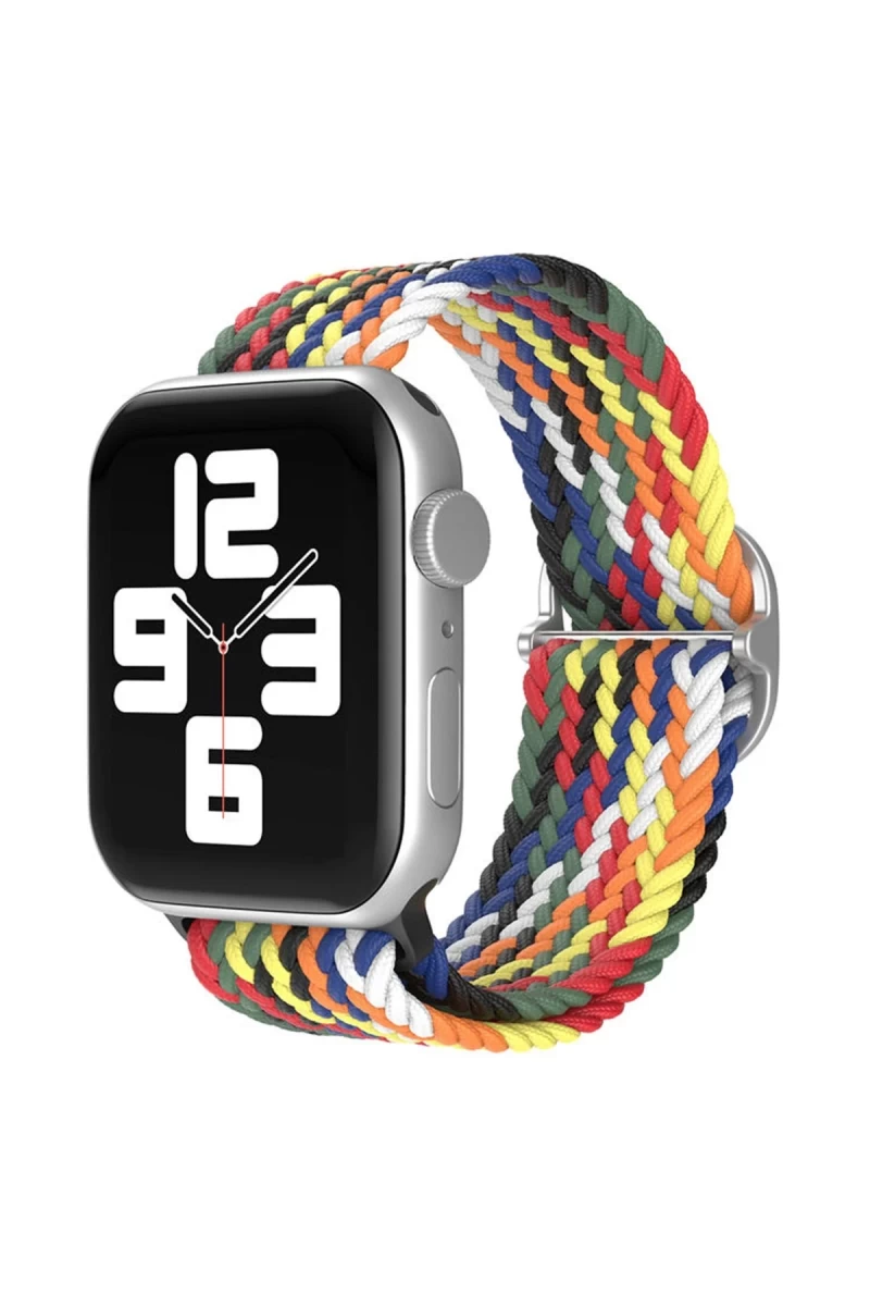Apple Watch 38mm Uyumlu Star Kordon - Gökkuşağı 1