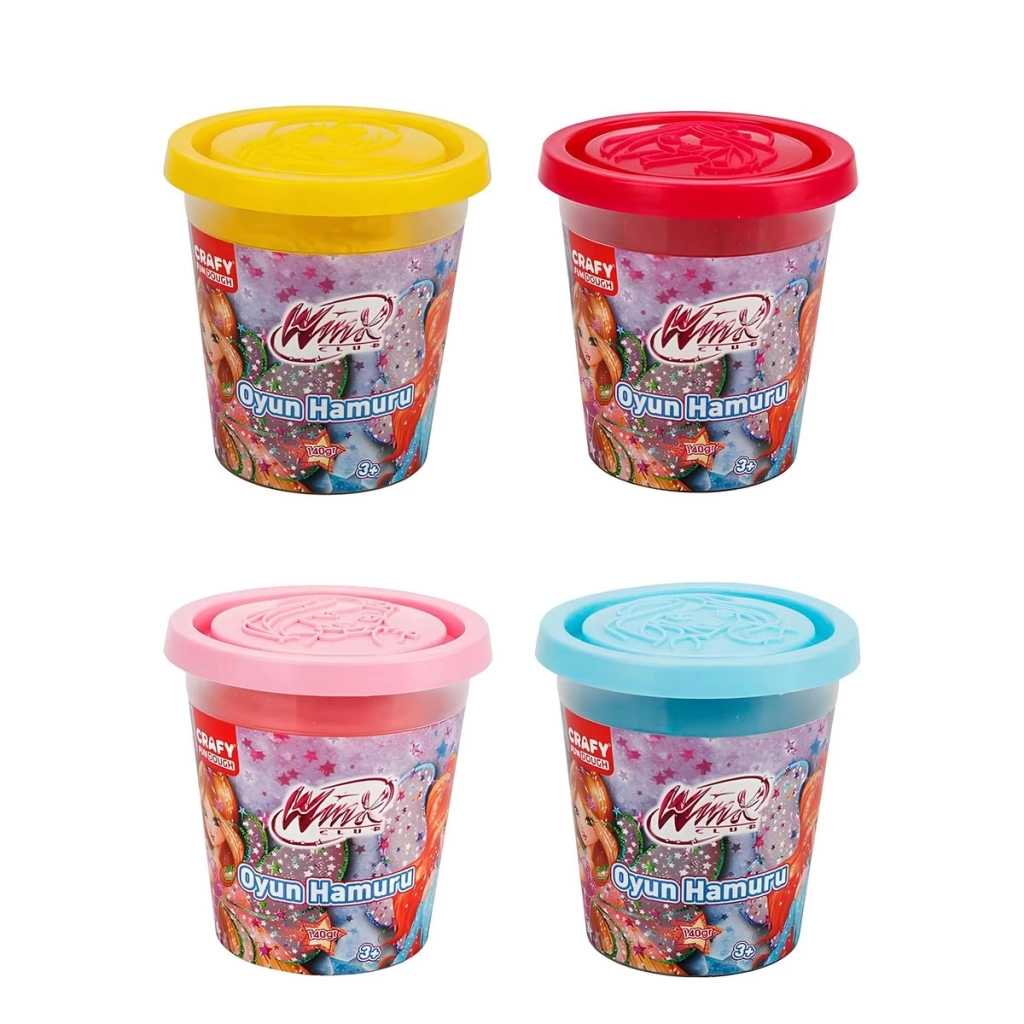 Eğlenceli Oyun Hamuru 4'lü Set 560 gr Çocuklar için