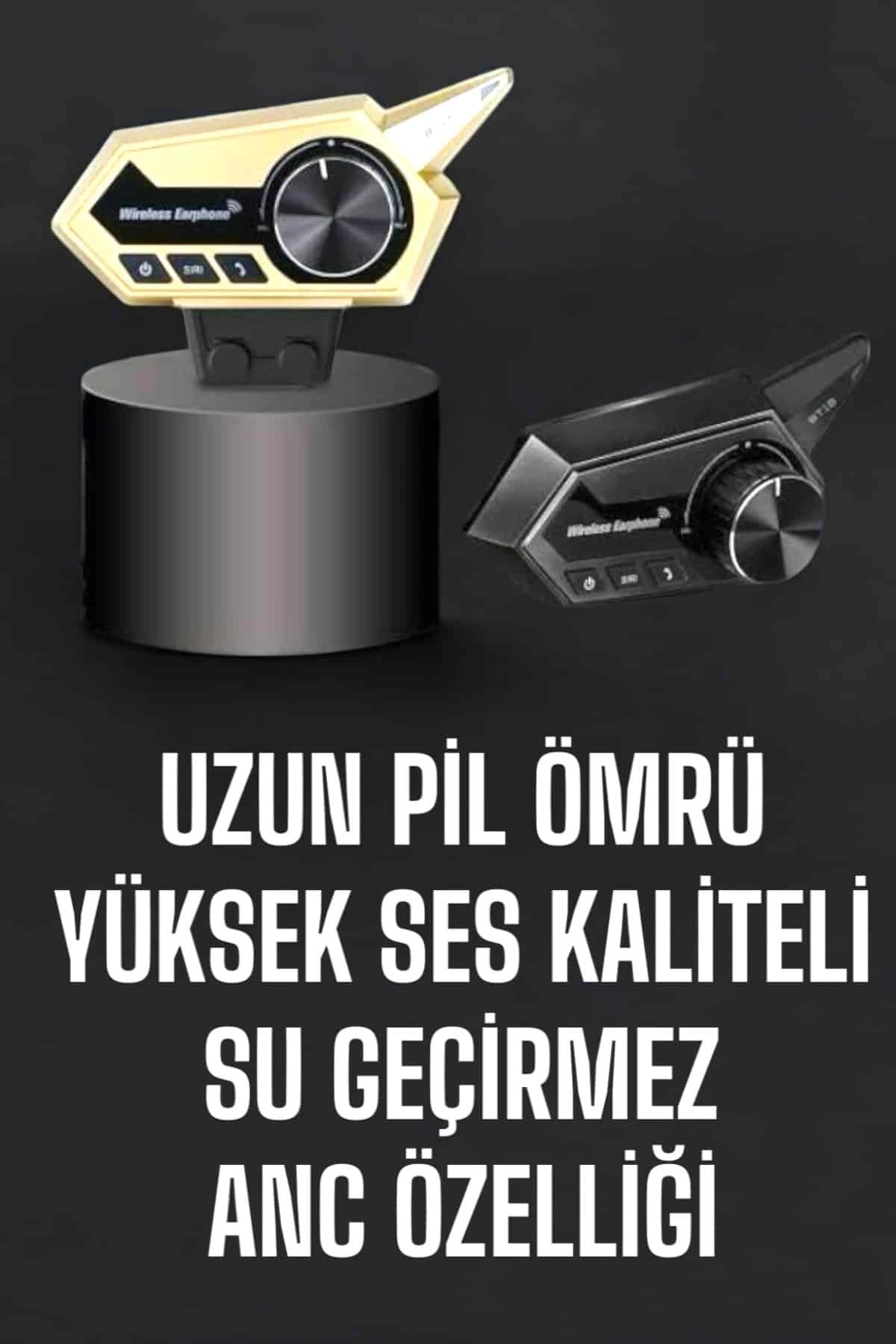Bluetooth Kulaklık ANC Özellikli Kask Kulaklığı 5.0 Teknoloji