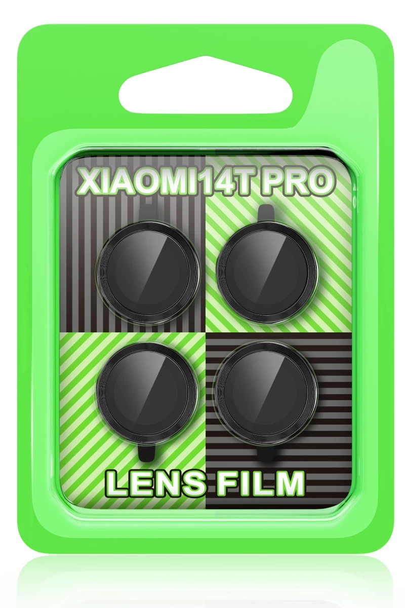 Xiaomi Mi 14T Pro Uyumlu Raze Metal Kamera Lens - Siyah