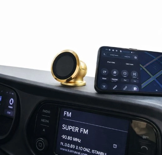 Mıknatıslı Metal Telefon Tutucu 1 Adet Torpido İçin