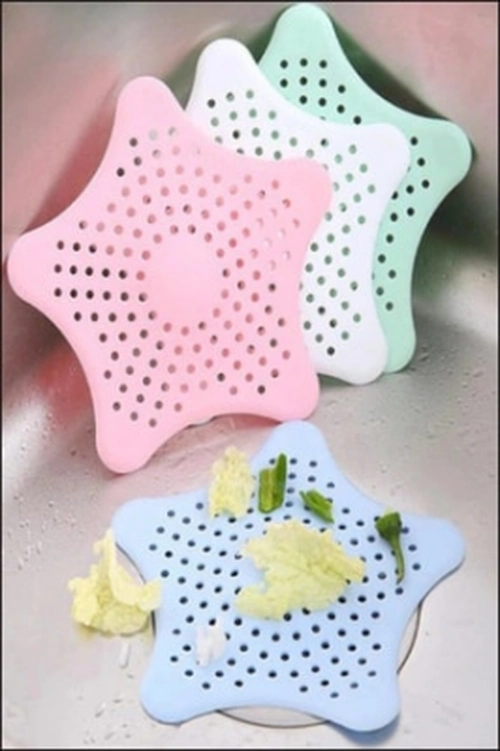 Yıldız Tasarımlı Plastik Lavabo ve Küvet Süzgeci