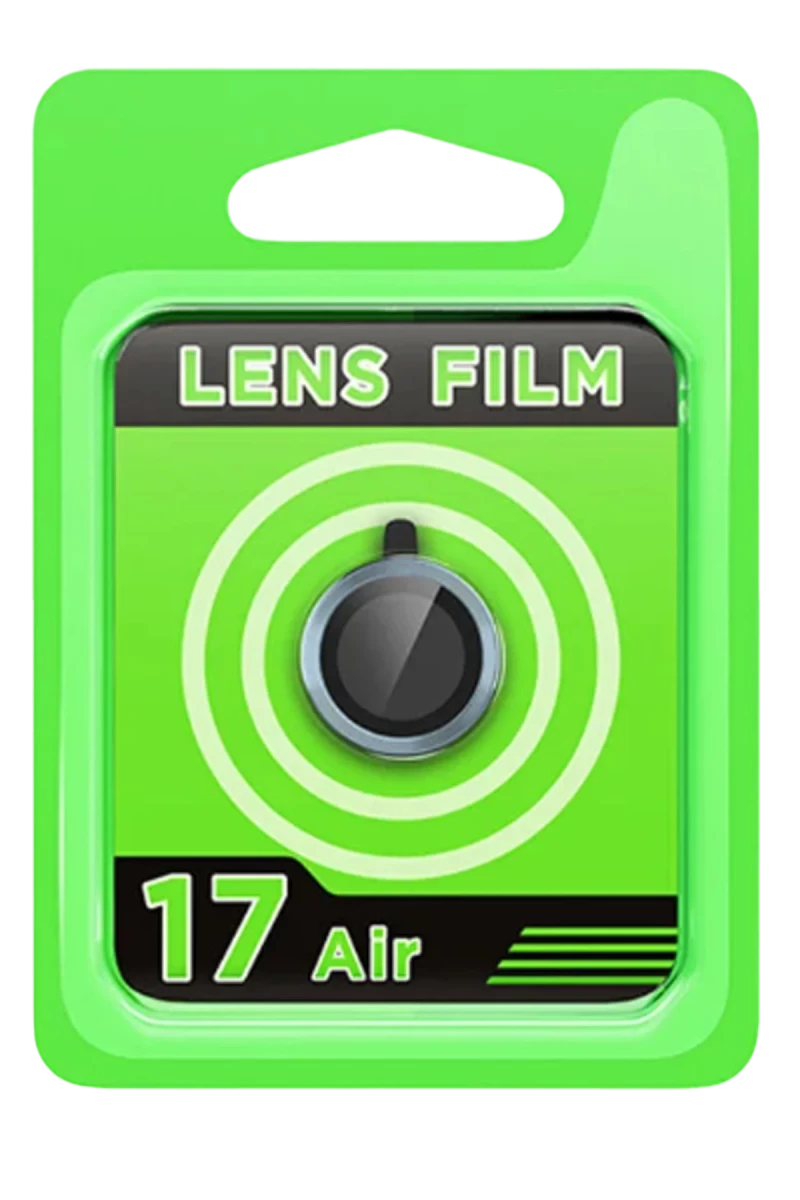 Apple iPhone 17 Air Uyumlu Raze Metal Kamera Lens - Mavi