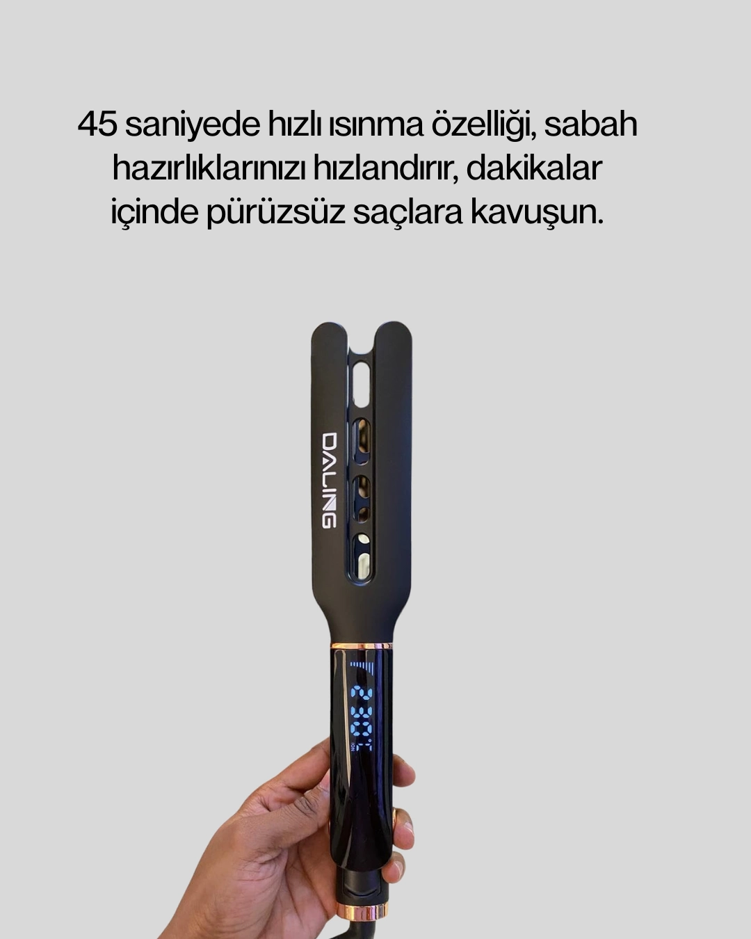Yeni Nesil Seramik Saç Düzleştirici Tüm Saç Tipleri İçin