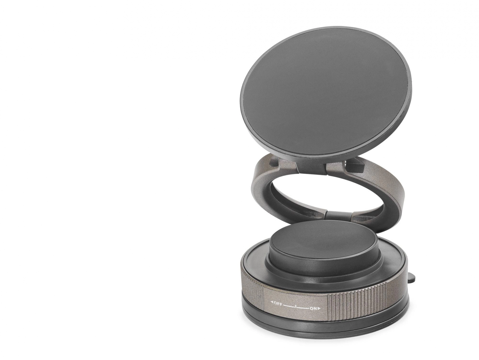 360° Döner Vantuzlu Telefon Tutucu Magsafe Uyumlu - Siyah