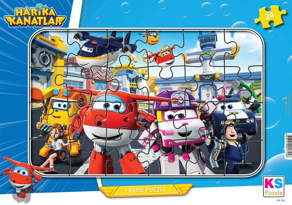 Harika Kanatlar Temalı 24 Parça Puzzle