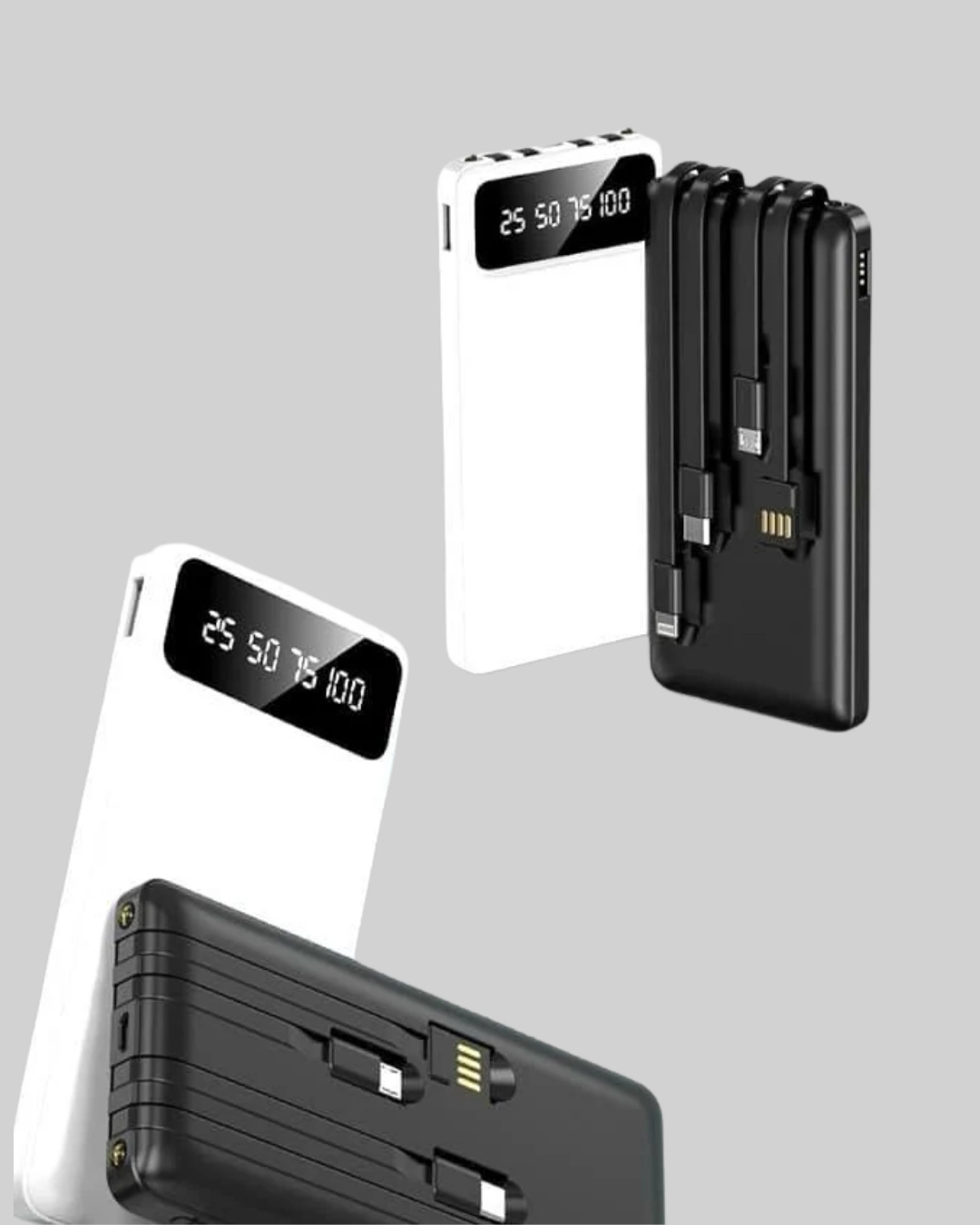 Yeni Nesil PD Powerbank 20000mAh LCD Ekran Çoklu Giriş