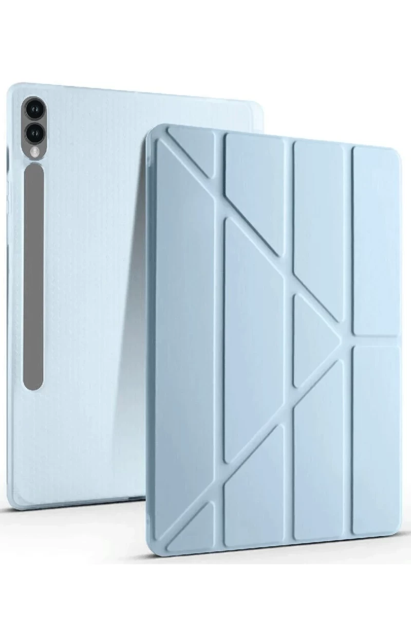 Samsung Galaxy X510 Tab S9 FE 11 Kılıf Kalemlikli Mars Tablet Kılıfı - Mavi