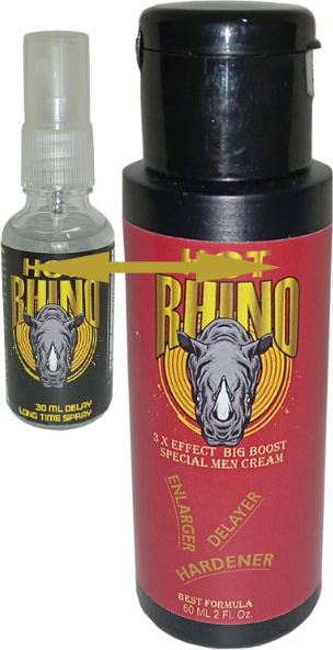 Firexl Rhino 3xeffect Boostenlargetime Kremi + Rhino Uzun Süreyi Deneyimleme Spreyi