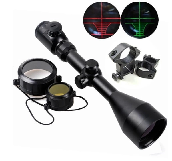 3-9x56eg Yüksek Kaliteli çıft ışık Kırmızı,yeşil Kaynaklı Avcılık Süfer  Dürbün(b)