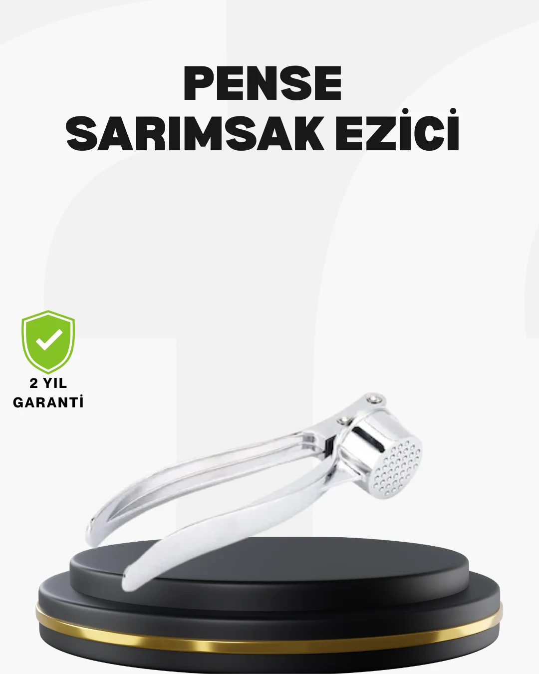 Profesyonel Sarımsak Ezici Sağlam Yapı ve Rahat Kavrama