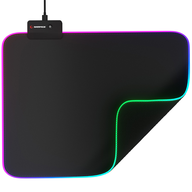 Rampage MP-23 Blitz M Rgb Ledli 252X328X3 Mm Siyah Oyuncu Mouse Pad